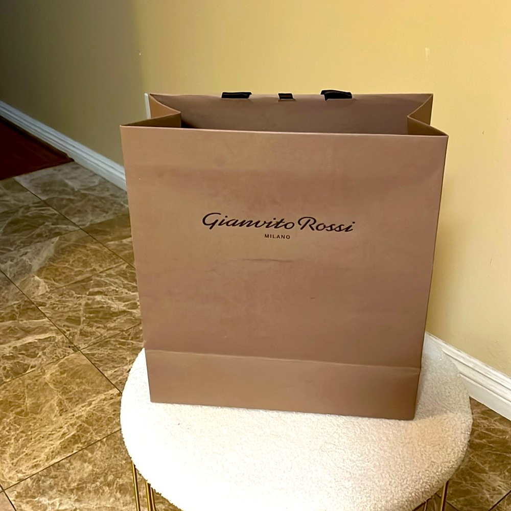 Gianvito Rossi paper bag